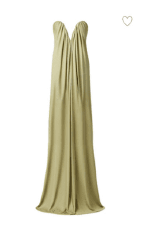 The New Arrivals Ilkyaz Ozel Olivienne Strapless Jersey Maxi Dress